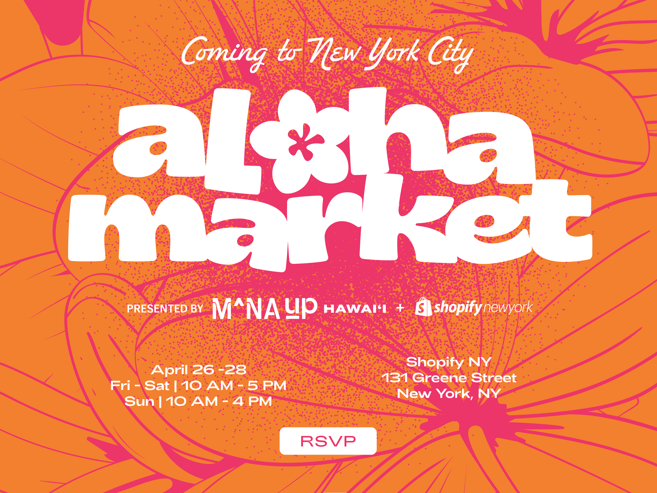 Aloha Market Pop Up New York City 2024