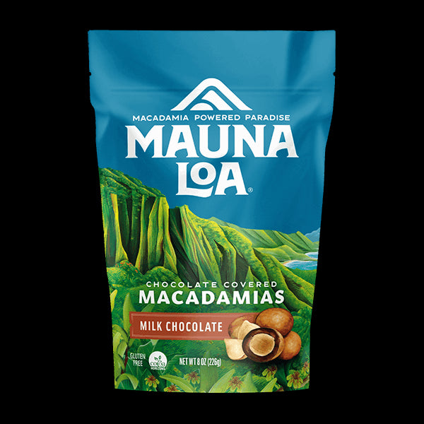Milk Chocolate Macadamia Nuts Mauna Loa Hawaiian Host X Mauna Loa