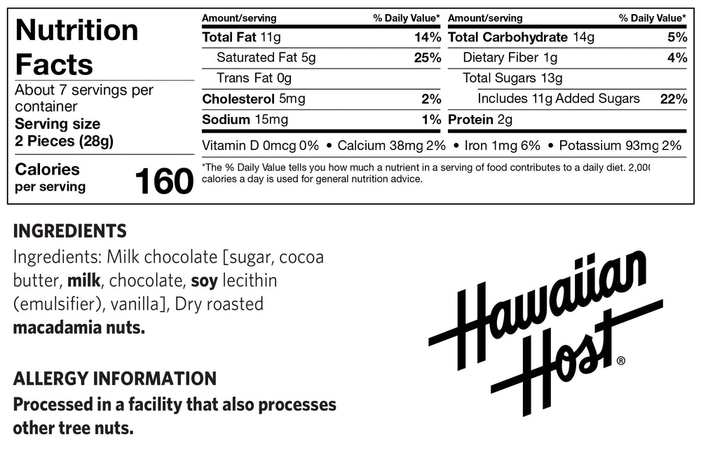 AlohaMacs Milk Chocolate Box