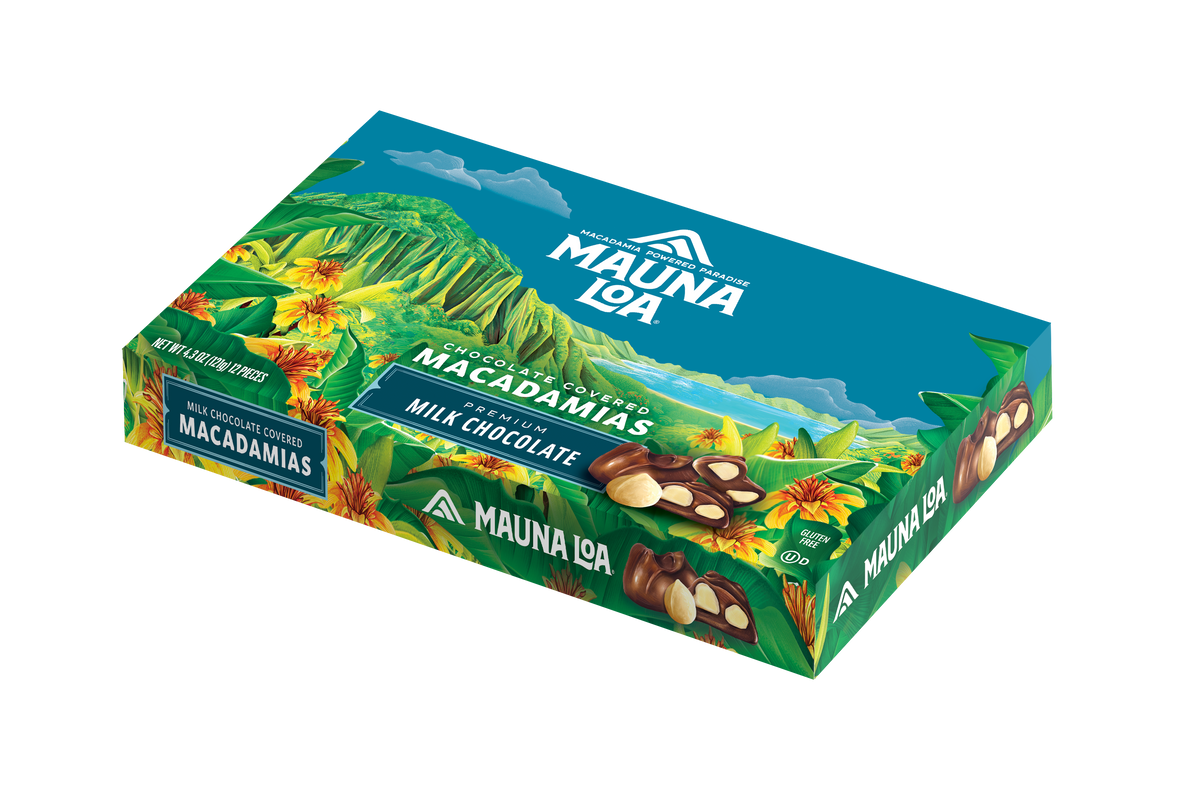 Mountains Milk Chocolate Covered Macadamia Nuts | Mauna Loa