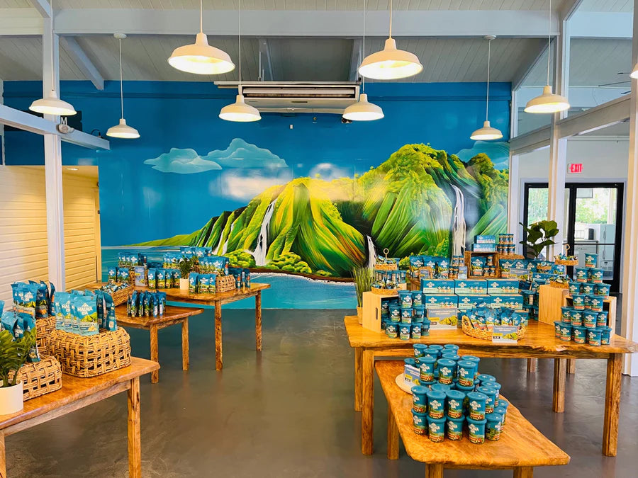 Inside view of Mauna Loa Visitor Center