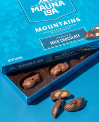 Chocolate Covered Macadamias - Mountains Milk Chocolate Covered Box