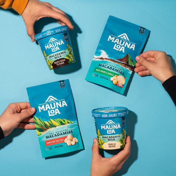 Flavored Macadamias Maui Onion and Garlic Small Bag Mauna Loa