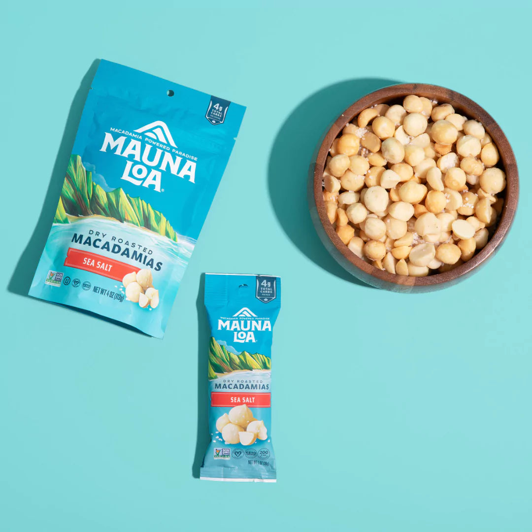 Hawaiian Sea Salt Snack Macs | Salted Macadamia Snack Packs
