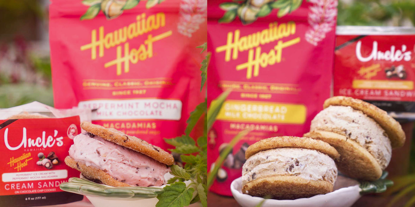 Hawaiian Host® and Uncle's Ice Cream Launch Two New Holiday Flavors