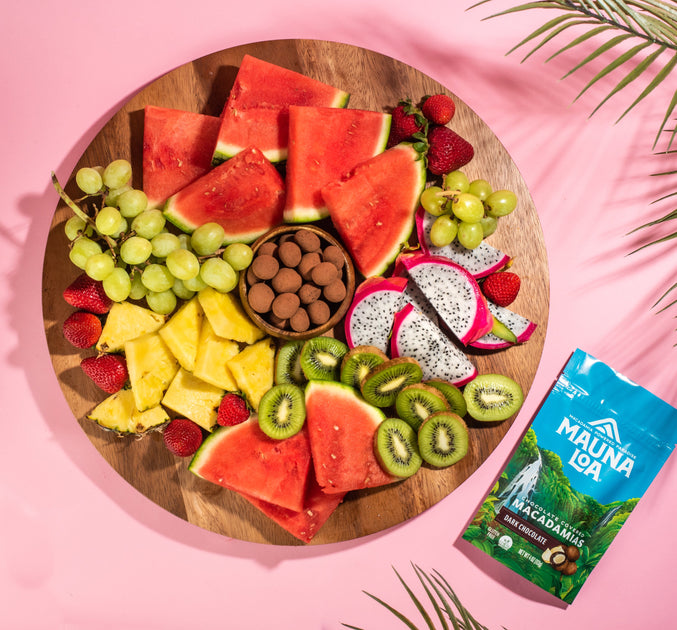 Fruit & Chocolate Snack Board – Hawaiian Host X Mauna Loa