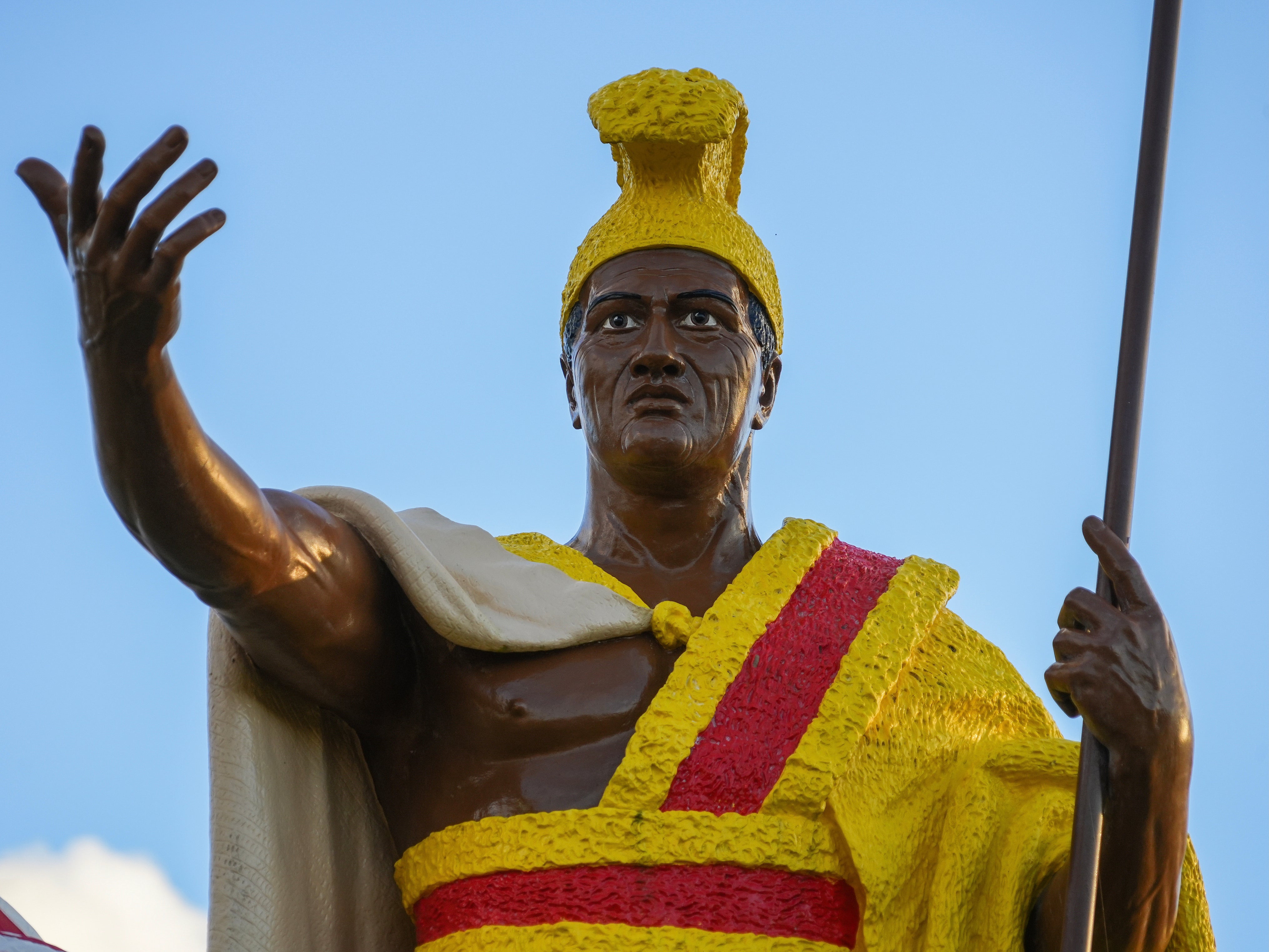King Kamehameha I's Statue in Kapaʻau, Big Island, Hawaiʻi