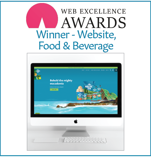 Web Excellence Award Winner | Website, Food & Beverage
