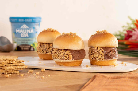 Mauna Loa x Kings Hawaiian S'mores Non-Dairy Ice Cream Sliders