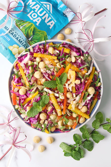 Tropical Macadamia Slaw