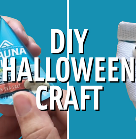 DIY Halloween Craft - Mummy