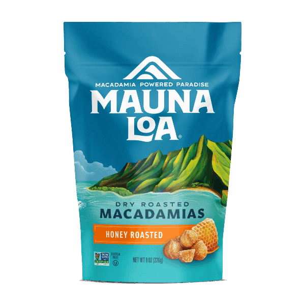 Flavored Macadamias - Honey Roasted Medium Bag - Hawaiian Host X Mauna Loa