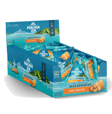Flavored Macadamias - Honey Roasted Mini Mauna - Hawaiian Host X Mauna Loa