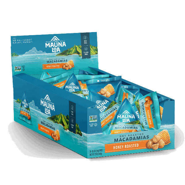 Flavored Macadamias | Honey Roasted Mini Mauna | Mauna Loa – Hawaiian ...