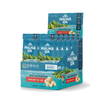 Flavored Macadamias - Hawaiian Sea Salt Snack Macs - Hawaiian Host X Mauna Loa