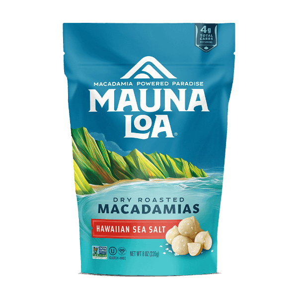 Flavored Macadamias - Hawaiian Sea Salt Medium Bag - Hawaiian Host X Mauna Loa