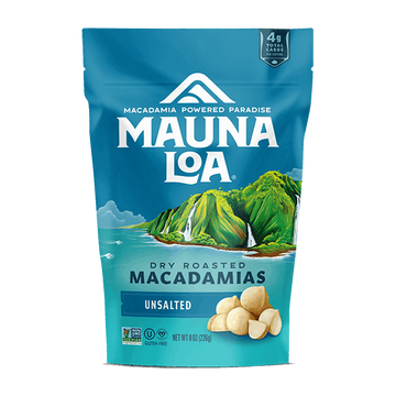 Flavored Macadamias - Unsalted Medium Bag - Hawaiian Host X Mauna Loa