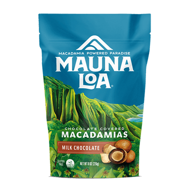 Chocolate Covered Macadamias - Milk Chocolate Medium Bag - Hawaiian Host X Mauna Loa