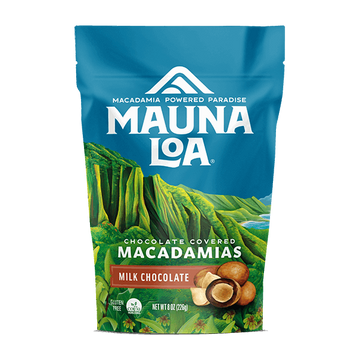 Chocolate Covered Macadamias - Milk Chocolate Medium Bag - Hawaiian Host X Mauna Loa