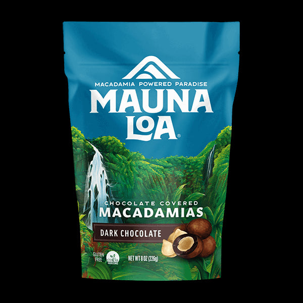 Dark Chocolate Covered Macadamia Nuts Mauna Loa Hawaiian Host X