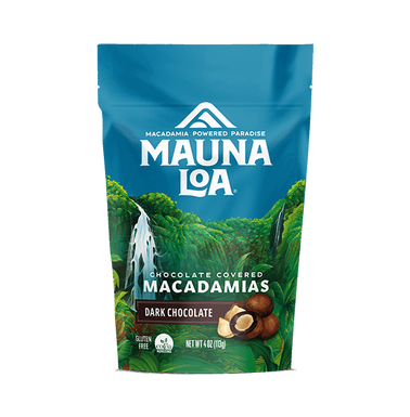 Chocolate Covered Macadamias - Dark Chocolate Small Bag - Hawaiian Host X Mauna Loa