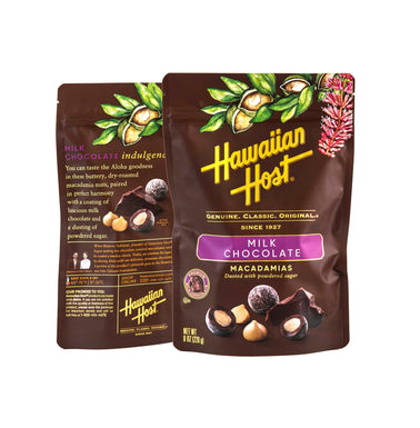 Paradise Collection Milk Chocolate 8oz Bag - Hawaiian Host X Mauna Loa
