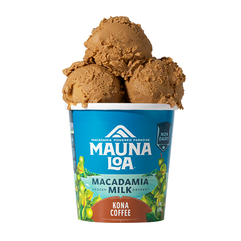 Non-Dairy Ice Cream - Kona Coffee - Hawaiian Host X Mauna Loa