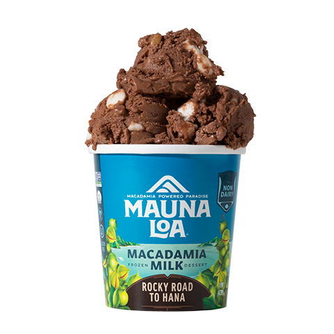 Non-Dairy Ice Cream - Rocky Road to Hana - Hawaiian Host X Mauna Loa