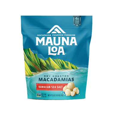 Flavored Macadamias - Hawaiian Sea Salt Large Bag - Hawaiian Host X Mauna Loa