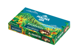 Chocolate Covered Macadamias - Mountains Milk Chocolate Covered Box