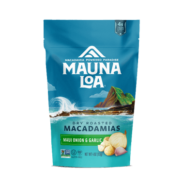 Flavored Macadamias - Maui Onion and Garlic Small Bag - Hawaiian Host X Mauna Loa