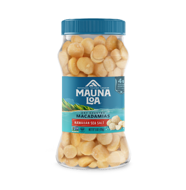 Flavored Macadamias - Hawaiian Sea Salt Jar - Hawaiian Host X Mauna Loa