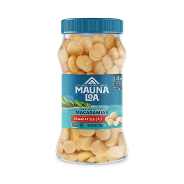 Flavored Macadamias - Hawaiian Sea Salt Jar - Hawaiian Host X Mauna Loa