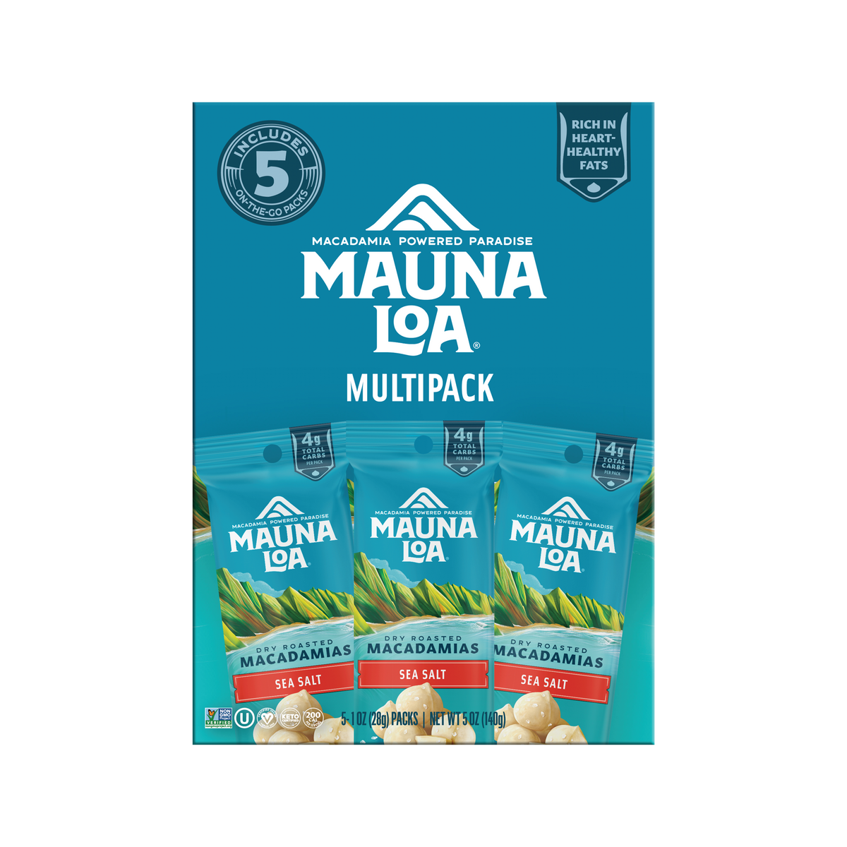 Flavored Macadamias - Sea Salt Snack Mac Multipack Gallery Fullscreen Image