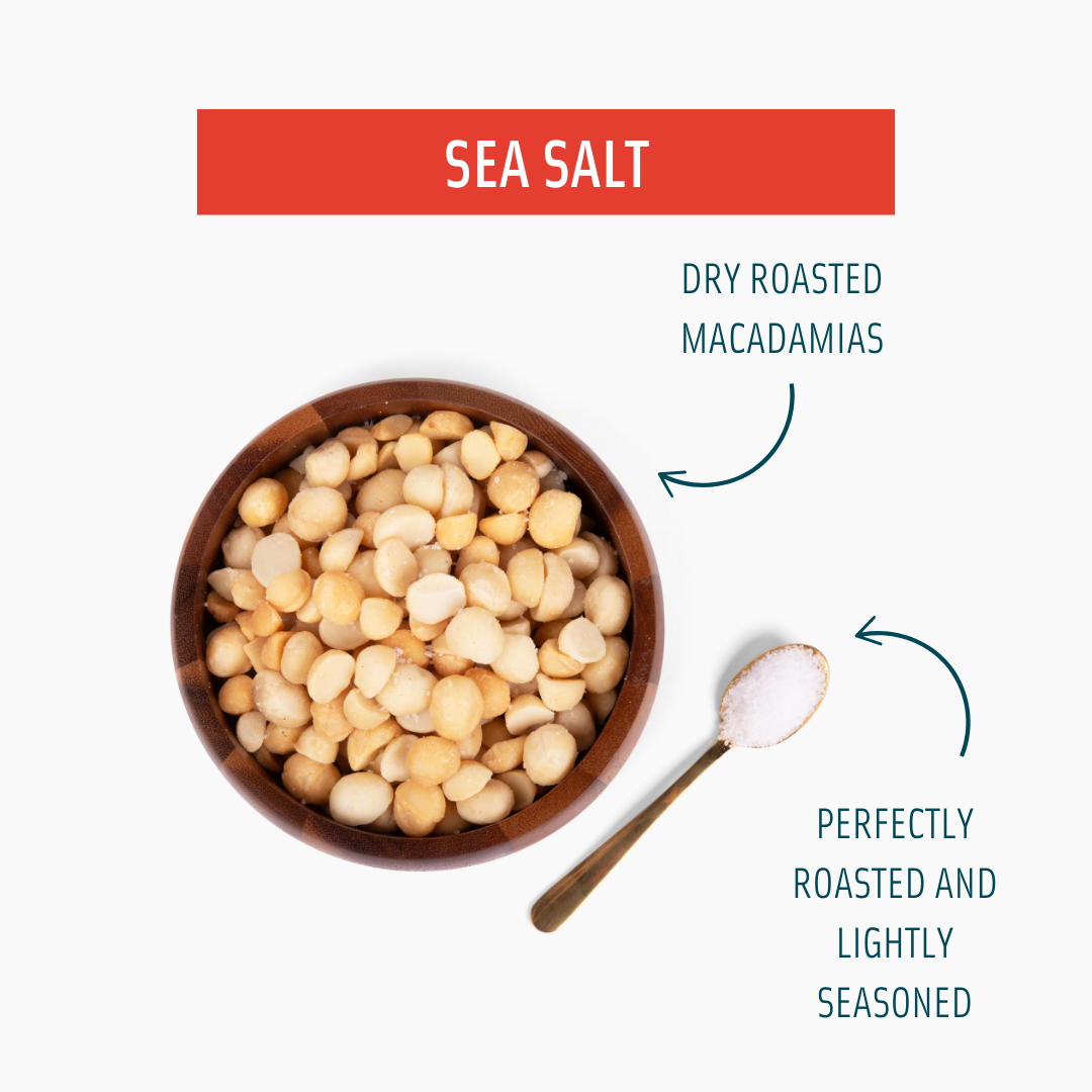 Flavored Macadamias - Sea Salt Large Bag Gallery Fullscreen Image