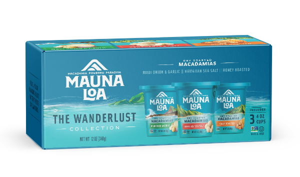 Flavored Macadamias | Wanderlust Collection Flavored Cups | Mauna