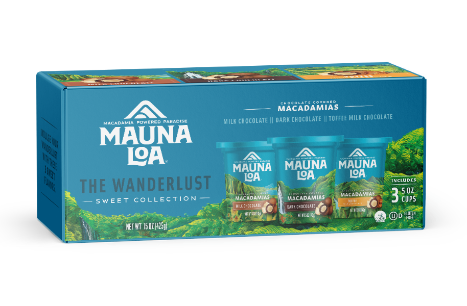 Chocolate Macadamias | Wanderlust Collection Sweet Cups | Mauna