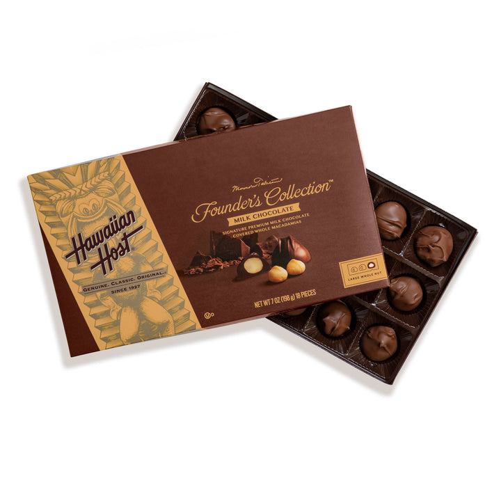 Founder's Collection Milk Chocolate 7oz Box - Hawaiian Host X Mauna Loa