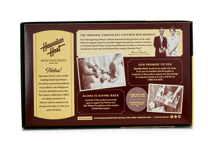 Founder's Collection Dark Chocolate 7oz Green Box - Hawaiian Host X Mauna Loa