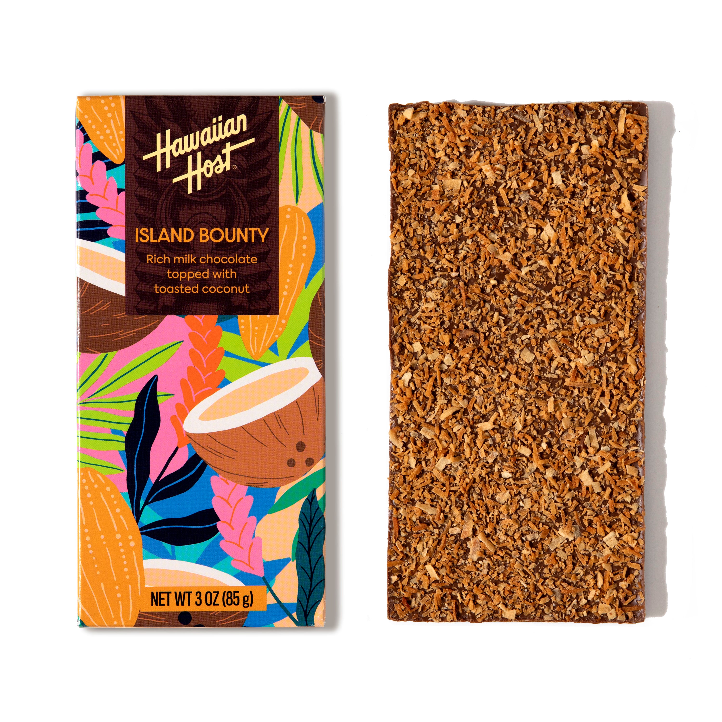 Island Bounty Chocolate Bar - Hawaiian Host X Mauna Loa